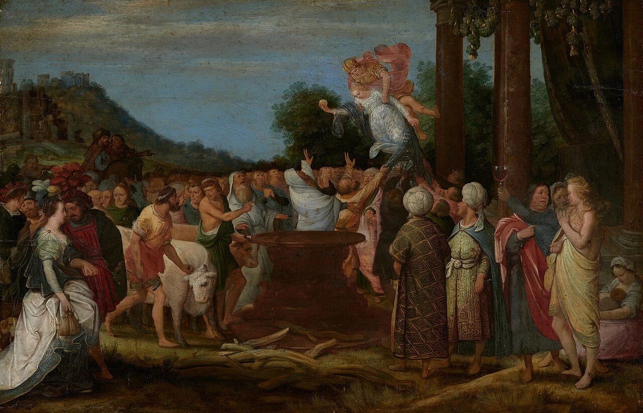 Mercurio rapisce la dea Contento - Kunstmuseum Basel, Basilea